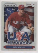 2013 Panini Prizm USA Baseball Silver Prizm Alex Gordon #USA7 0g5z
