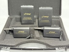 Lot Of 2 PYLE Audio PDWM96 Pro Lavalier Wireless Microphone System No Microphone