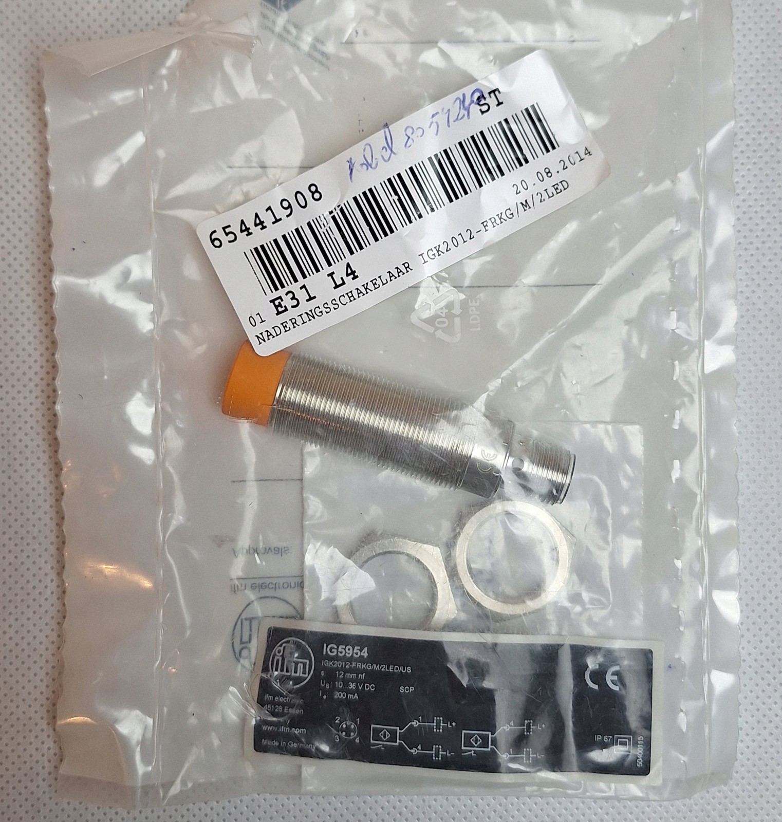 IFM IG5954 Inductive IGK2012-FRKG