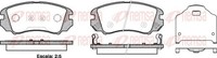 Bremsbelagsatz Scheibenbremse Remsa 0953.22 FüR Tucson JM Hyundai Sonata 5 NF 2