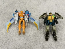 Transformers Beast Wars Deluxe Transmetals Lot of 2 Rhinox Airazor Figure Hasbro