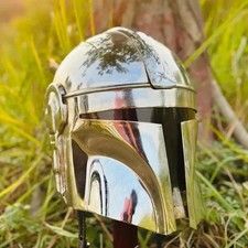 Boba Fett Iconic Mandalorian Helmet Star Wars Cosplay Prop Helmet Halloween Gift