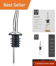 Versatile Stainless Steel Pourer with Precision Spout - Ideal for Entertaining