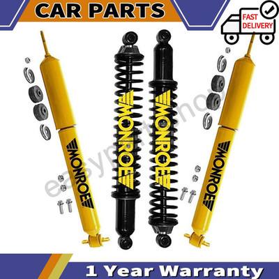 Monroe Front Rear Shocks For Jeep Grand Cherokee 2004 2003 2002 2001 2000 1999