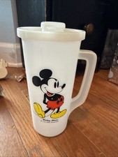 Mickey Mouse Disney Drink Super Sip Cup/Pitcher Vintage Rare