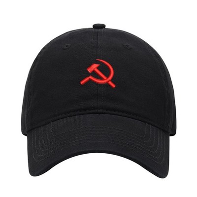 Baseball Cap Embroidered Hat for CCCP Communist Flag Men's Cotton Baseball Caps 