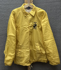 Vtg 80s Rainbow Sportswear Lincoln Southeast Knights Booster Nylon Jacket L