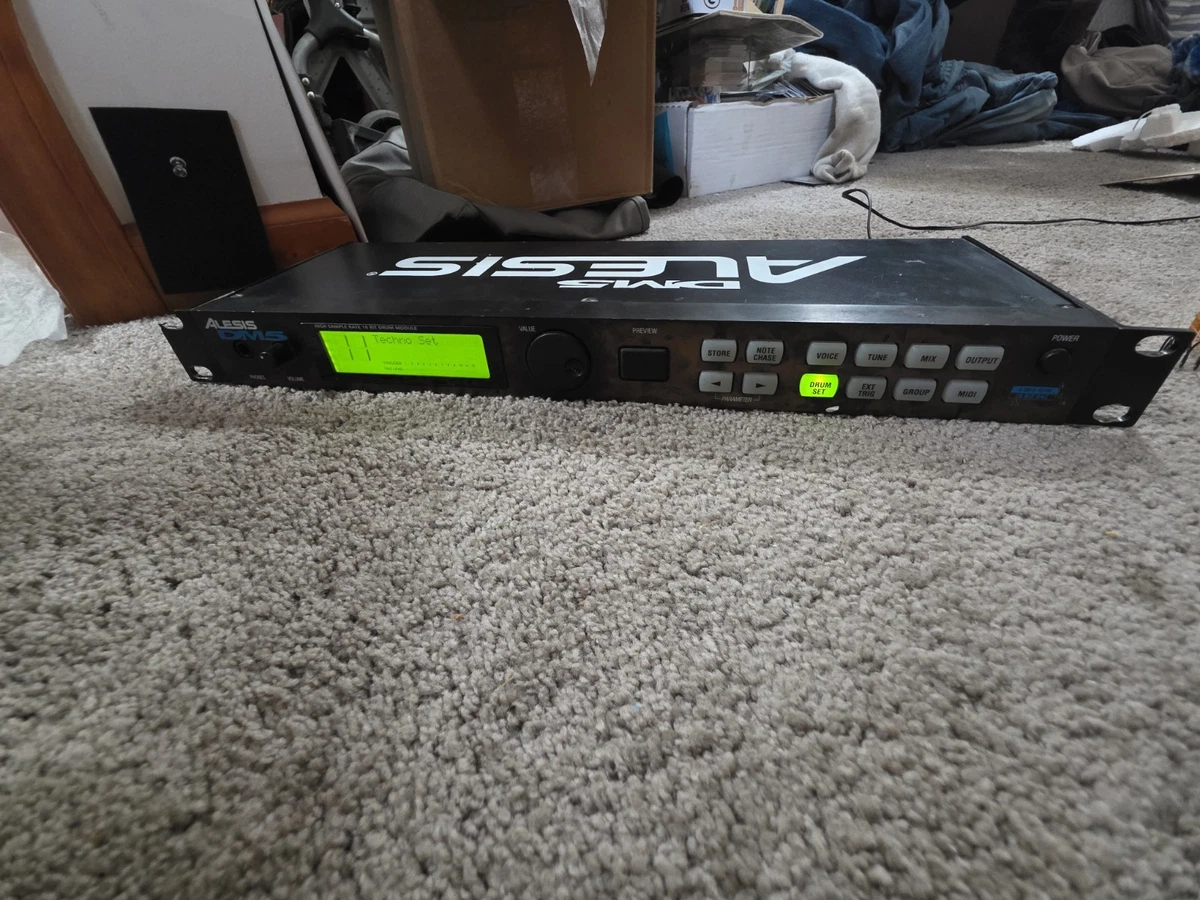希少✨ALESIS DM5 アレシス ドラム音源モジュール Alesis DM5 Electronic Drum Module W/Mounting Bar Tested Works Good