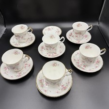 Set of 6 Paragon VIctoriana Rose Teacups Tea Cups and Saucers + Extra Saucer