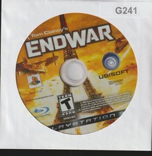 Tom Clancy's EndWar Sony PlayStation 3 Video Game Only With Out Case Used