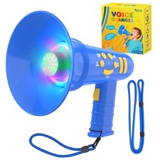 MEGUO Voice Changer for Kids,Mini Megaphone,Birthday Gift Boys Girls Blue