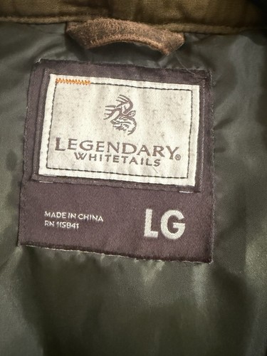 VTG Legendary Whitetails Men's Size Large Brown Longhorn Ranchers Vest - Picture 7 of 10
