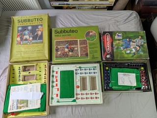 Three Subbuteo Sets Incomplete Joblot Bundle Pitches Goals etc