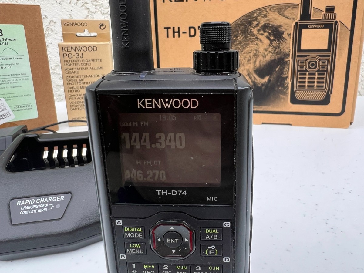 Kenwood THD74A Tri-band Handheld Transceiver for sale online | eBay