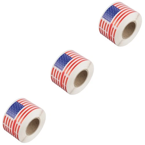 750 PCs America Flagge Independent Day Aufkleber, Teilskalzbogenabziehbilder