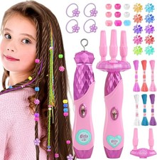 Hair Salon Toys for Girls, Automatic Hair Braiding Machine Rope Braider with A
