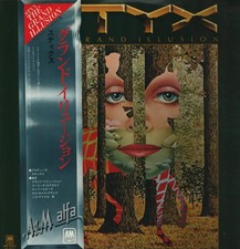 Styx The Grand Illusion + OBI + INSERT JAPAN NEAR MINT A&M Records Vinyl LP