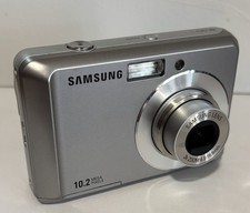 Samsung SL30 10.2MP Compact Digital Camera Point Shoot Zoom Silver Tested