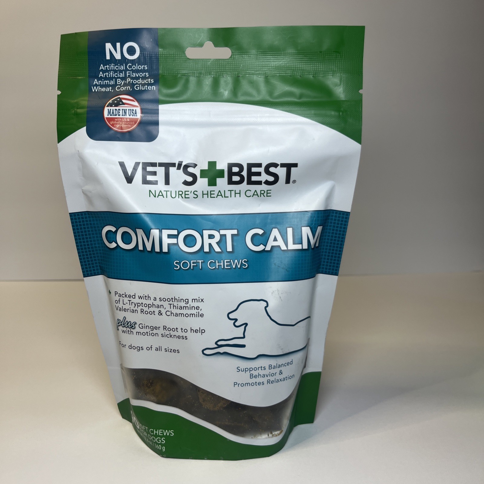 Vet's Best Comfort Calm Soft Chews For Dogs 90 Count. EXP : 