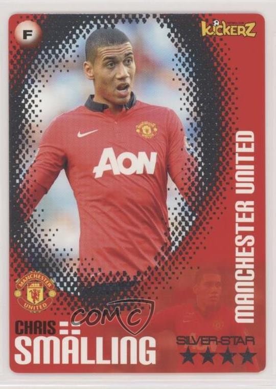 2013-14 Kickerz Silver-Star Norwegian Chris Smalling 0cp0
