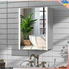 Bathroom LED Medicine Cabinet with Light Wall Mounted Mirror Cabinet Storage