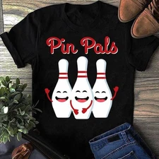 Pin Pals Cute Bowling Shirt For Men Women And Bowling T Shirt - Funny Bowling...