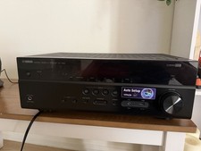Yamaha RX-V385 5.1 AV Receiver Black Dolby Pro Logic II DTS Radio Tuner USB AUX