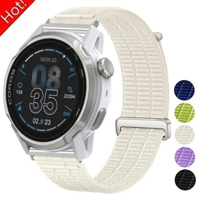 Für COROS NOMAD / COROS APEX4 46mm Smartwatch Strap Nylon Armband Uhrenarmband