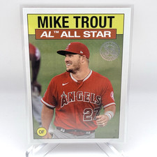 Mike Trout #86AS23 2021 Topps 1986 All Star Baseball 35th Anniversary