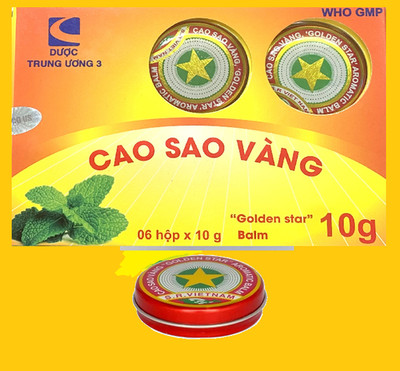 Golden Star Balsam  Erkältung Kopfschmerzen Vietnamesische