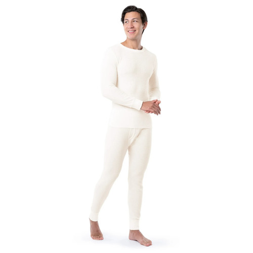 Fruit of the Loom Herren Thermo Waffel Crew Top 2er Set Gr. M Langarm - Bild 16 von 16