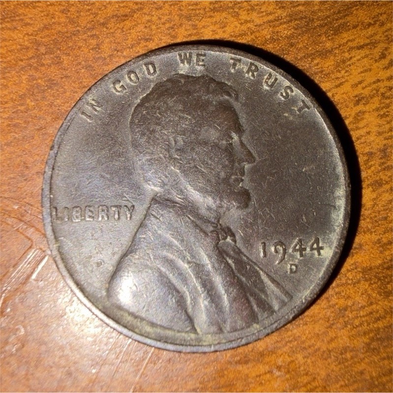 1944-D Lincoln Wheat Small Cent BN Circulated Business Strike Denver Mint