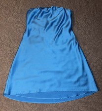 Show Me Your Mumu TAYLOR TUBE MINI DRESS IN BLUE LUXE Size-L