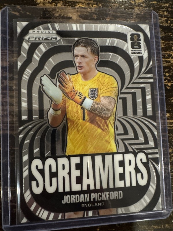 2026 Panini Prizm FIFA World Cup Jordan Pickford Screamers #2 England
