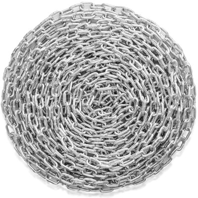 Zinc Plated Proof Coil Chain Carbon Steel Chain Sling 5/16'' x 92' 1667 lbs