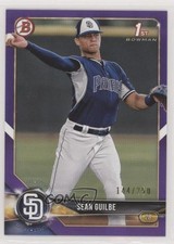 2018 Bowman Draft Purple 144/250 Sean Guilbe #BD-144 4al