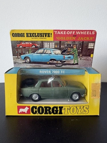 Vintage Corgi 275 Rover 200 TC With Spare Wheel In Original Pictorial Box NM