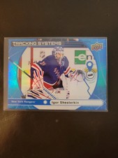 2025-26 Upper Deck Series 1 Tracking Systems Igor Shesterkin #TS-1 Rangers