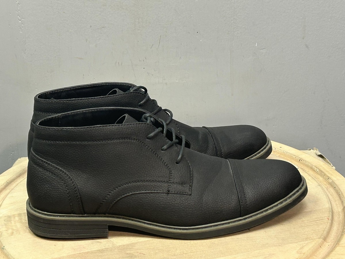 Perry Ellis Portfolio Boots Men’s Size 10.5 Black Chukka Shoes Men main image 4