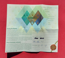 ROLEX 16713 GMT MASTER II Warranty Certificate Guarantee 2003 Y Serial