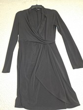 Victoria Secret Little Black Dress Women's Sz S/P Body Con Ruched @waist