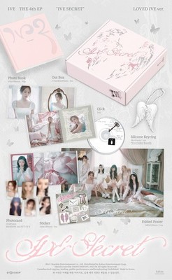 IVE [IVE SECRET] 4th EP Album/CD+Photo Book+Card+Poster+POB+GIFT K