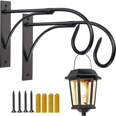 Wall Mount Plant Hanging Bracket, 11 Inches Hanging Plant Hook, Heavy Duty Ru...