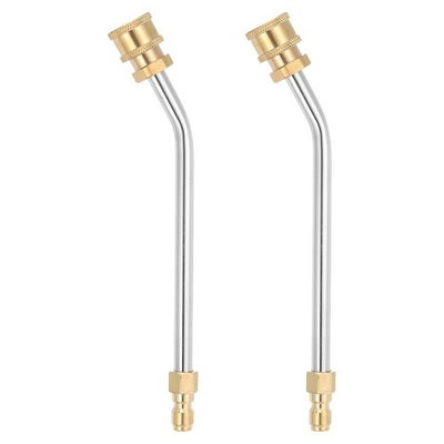 #ad 2Pcs 8.3 in Pressure Washer Extension Wand 30° Curved Rod 1 4quot; Quick Connect $24.34