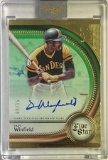 2025 Topps Five Star Autograph Green Dave Winfield San Diego Padres #9/15