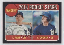 2018 Topps Heritage Rookie Stars Black Border /50 Tyler Wade Garrett Cooper 1h1