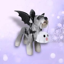 PRE-ORDER 23" Bat Schnauzer Halloween Decor *SHIPS AUGUST 2026 DAYS* NEW 2025