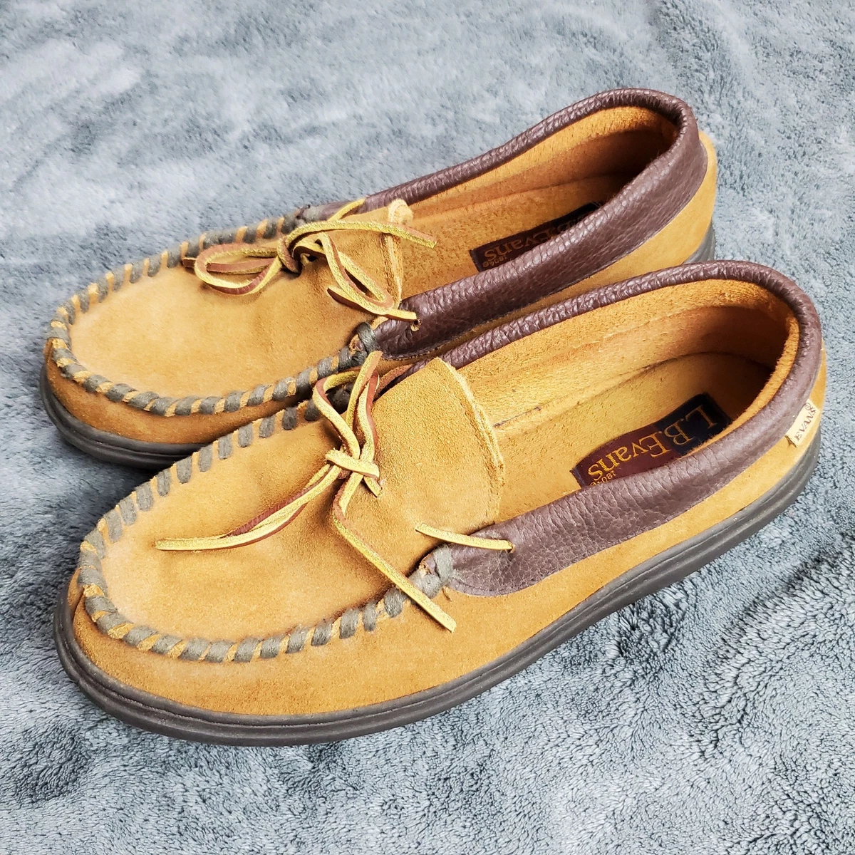 L.B. Evans Brown Suede Men\'s Slip On 11EEE Amazon.com | L.B. Evans Hideaways Men main image 4