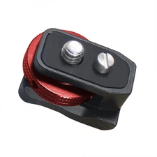 New Cold Shoe Mount Adapter For DSLR Camera Cage Rig Light Bracket W/ 1/4" Screw