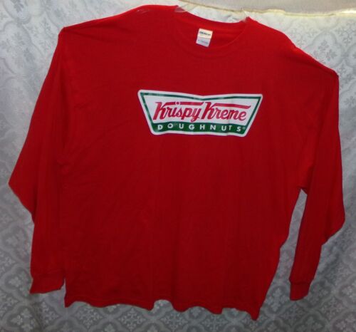 Details about  / Vtg Krispy Kreme Doughnuts Employee Uniform Polo Shirt Gray Embroidered Logo 3XL